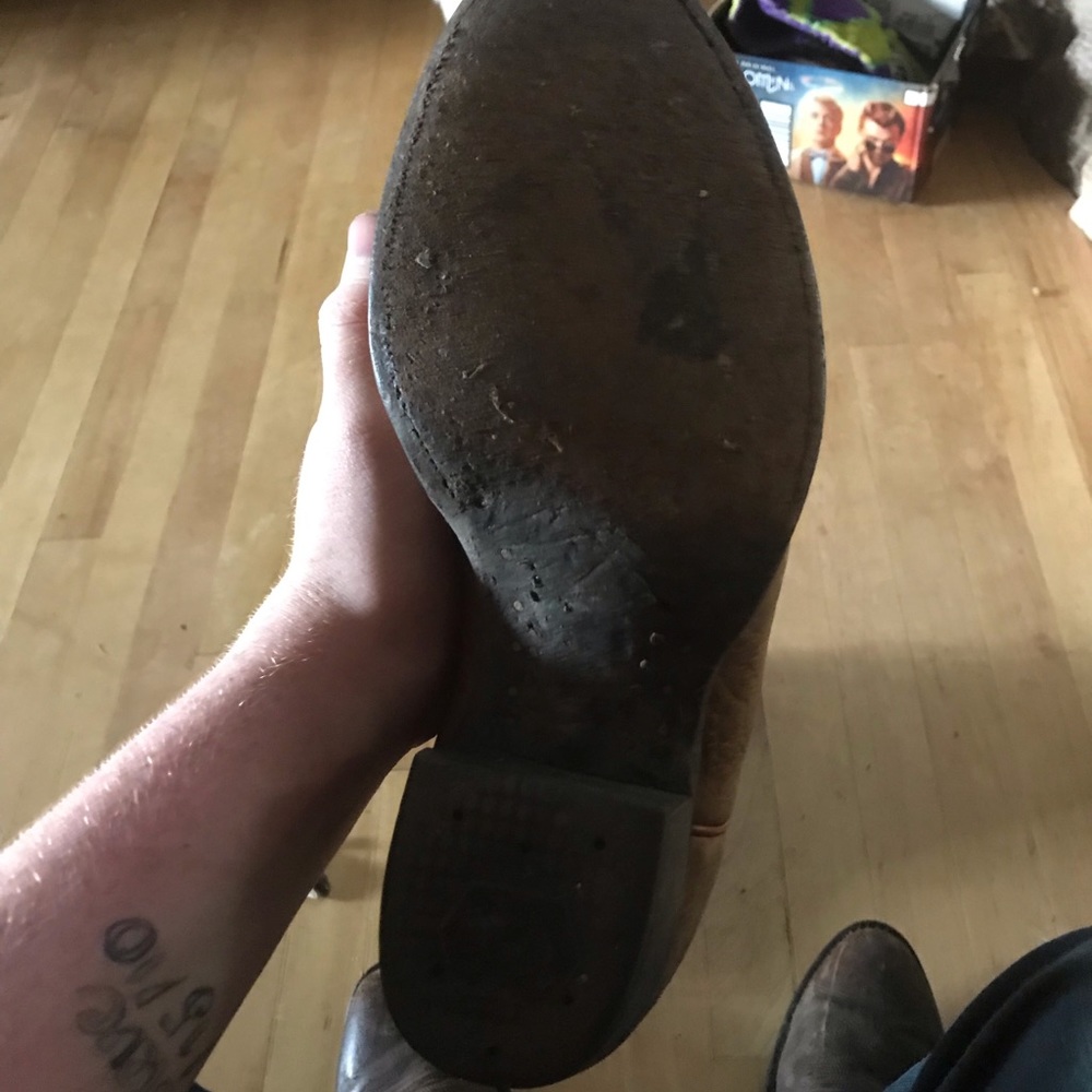 Vintage tony lama cowboy boots sz9D - Picture 7 of 7